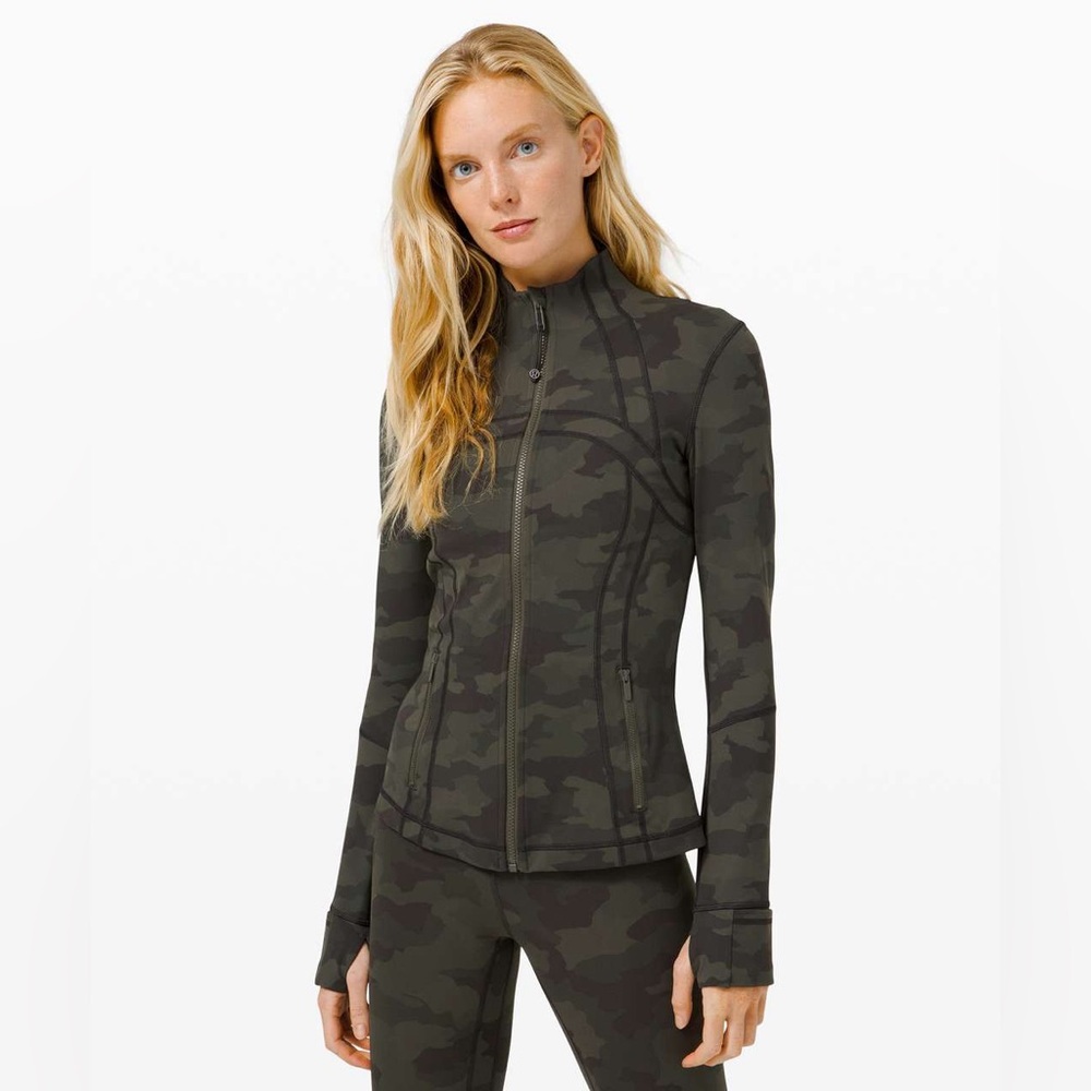 Lululemon Define Jacket Heritage 365 Camo Dark Olive Multi. Size 0 - Picture 12 of 12